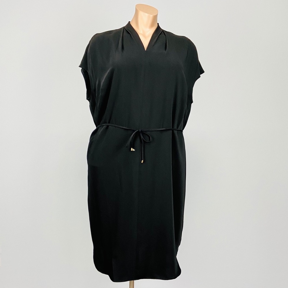 Ralph Lauren Woman Black Cap Sleeve Dress Plus 18W
